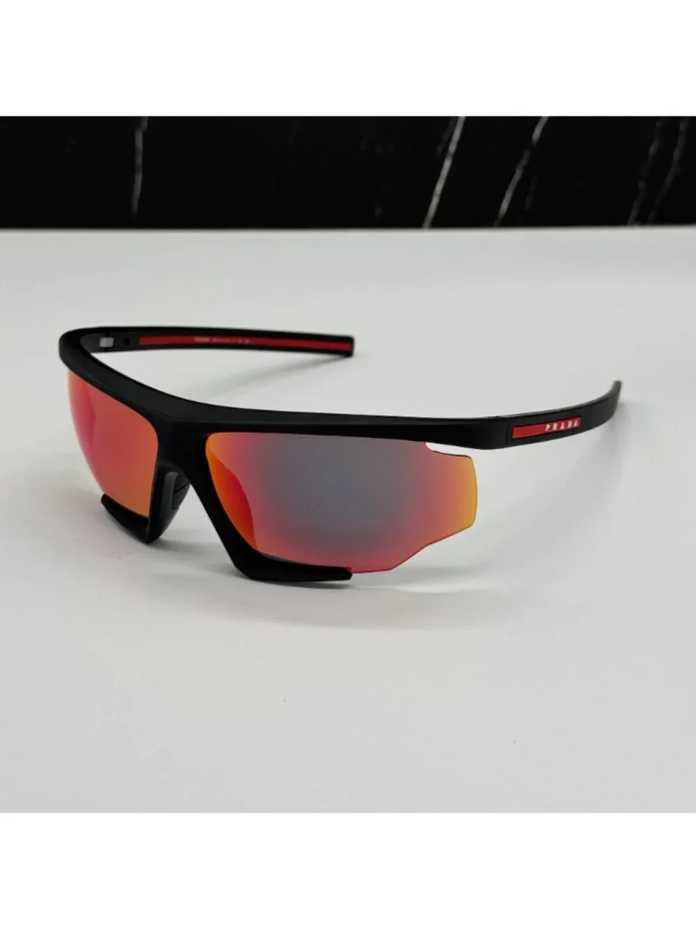 Prada Sport Linea Rossa PS07YS DG010A Sport Sunglasses Authentic NEW